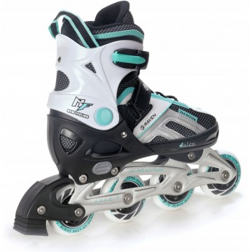 2-in-1 Inline Skates Raven Pulse Black/Mint