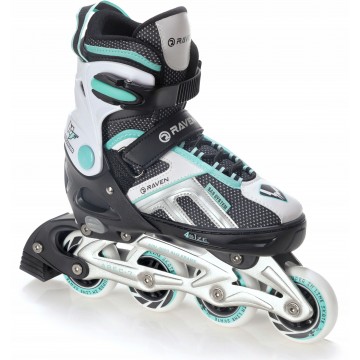 2-in-1 Inline Skates Raven Pulse Black/Mint