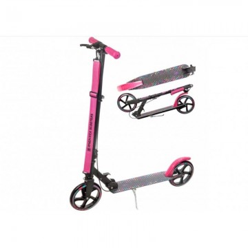 Kick Scooter with handbreak Raven Dots Black 200mm