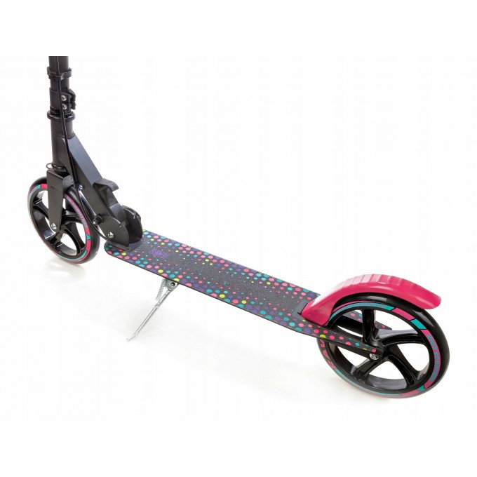 Kick Scooter with handbreak Raven Dots Black 200mm