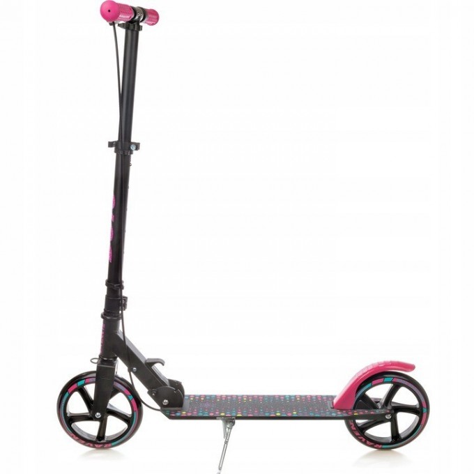 Kick Scooter with handbreak Raven Dots Black 200mm