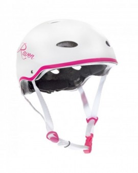 Helmet Raven F511 White/Pink