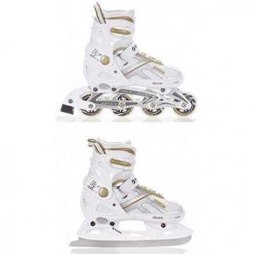 Inline Skates Raven Pulse White/Gold 40-43 (L)