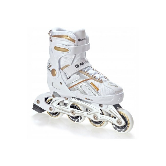 Inline Skates Raven Pulse White/Gold 40-43 (L)