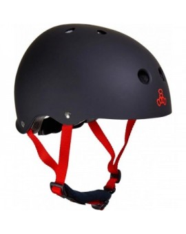 Triple Eight Lil 8 Kids Skate Helmet (46-52|Matt Black)