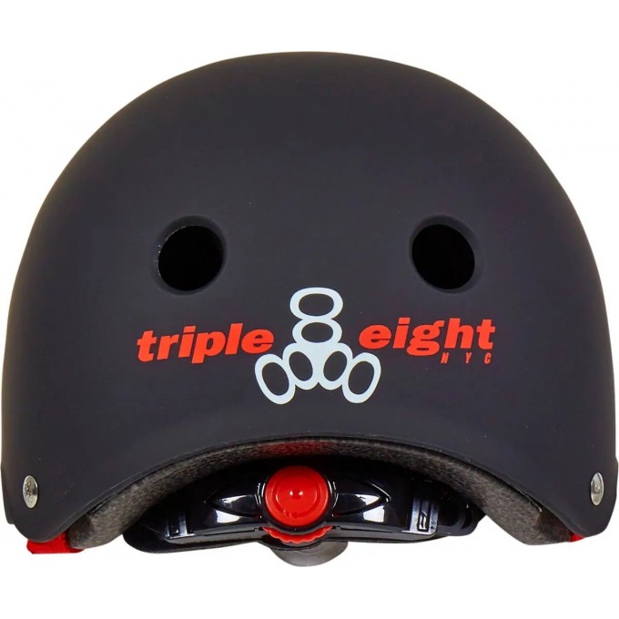 Triple Eight Lil 8 Kids Skate Helmet (46-52|Matt Black)