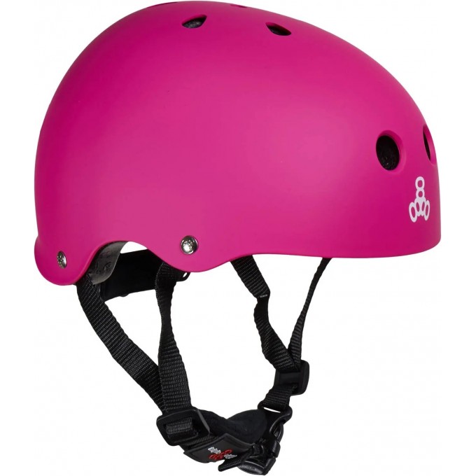 Triple Eight Lil 8 Kids Skate Helmet (46-52|Pink)