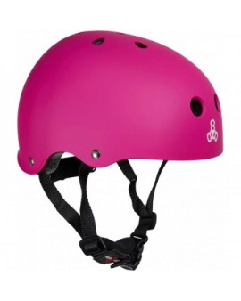 Triple Eight Lil 8 Kids Skate Helmet (46-52|Pink)