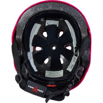 Triple Eight Lil 8 Kids Skate Helmet (46-52|Pink)