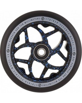 Striker Essence V3 Black Pro Scooter Wheel (110mm|Blue Splash)