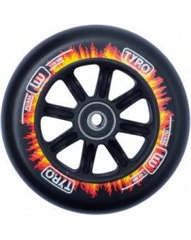 Longway Tyro Nylon Core Pro Scooter Wheel (110mm|Black/Fire Flame)