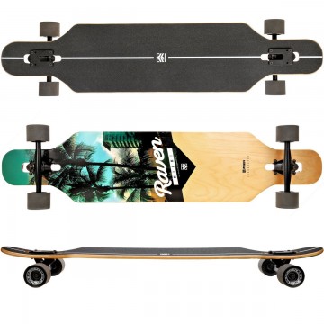 Longboard Raven Miami (pikk), ABEC9, 70mm