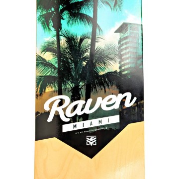 Longboard Raven Miami (pikk), ABEC9, 70mm