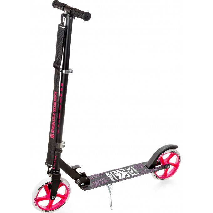 Scooter Raven Straight Black / Pink with 200mm handbrake
