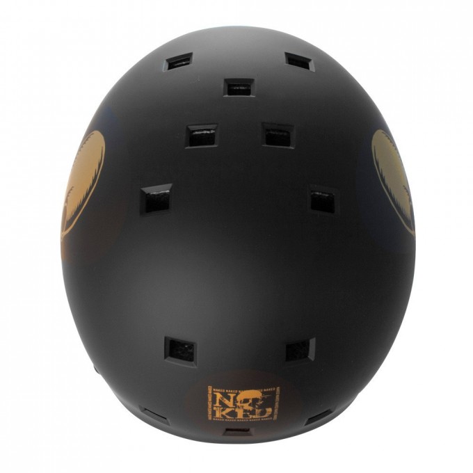 Helmet NKX Brain Saver Black/Gold Skull-Best price!