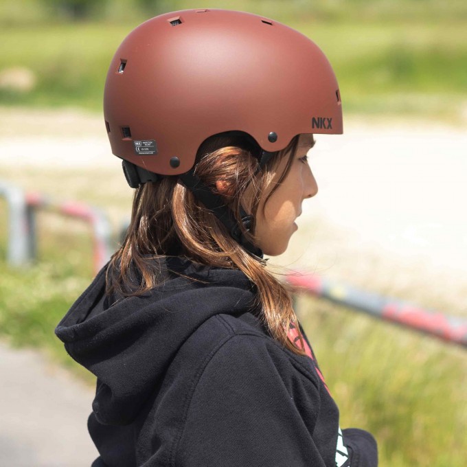 Helmet NKX Brain Saver Burgundy-Best price!