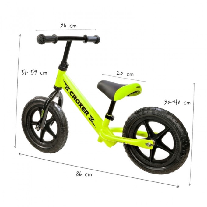 Balance bike for active riding - safe and comfort!