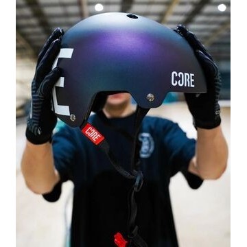 Helmet CORE Street Neochrome/White