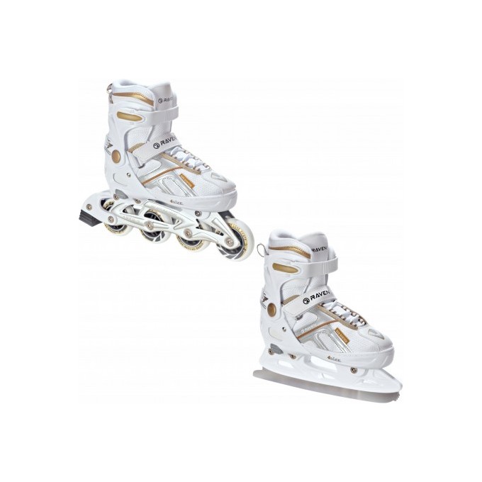 Inline Skates Raven Pulse White/Gold - different colors In Stock!