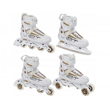 Raven Profession Inline Skates 3-in-1 White/Gold In stock! Now -30%