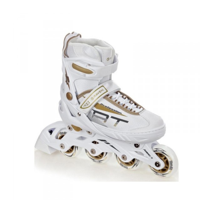 Raven Profession Inline Skates 3-in-1 White/Gold In stock! Now -30%