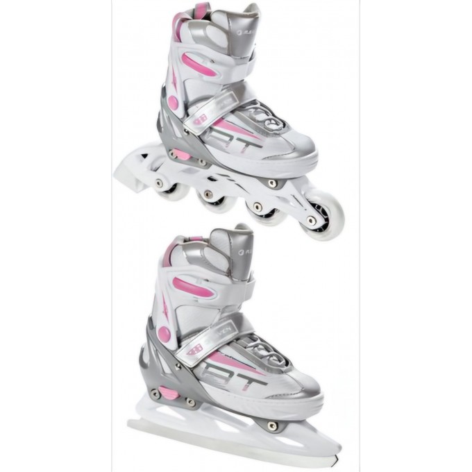 Raven Profession Inline Skates 3-in-1 White/Pink In stock! Now -30%