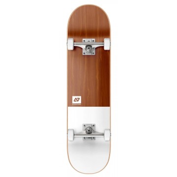 Hydroponic Clean Complete Skateboard (7.875"|White-brown)