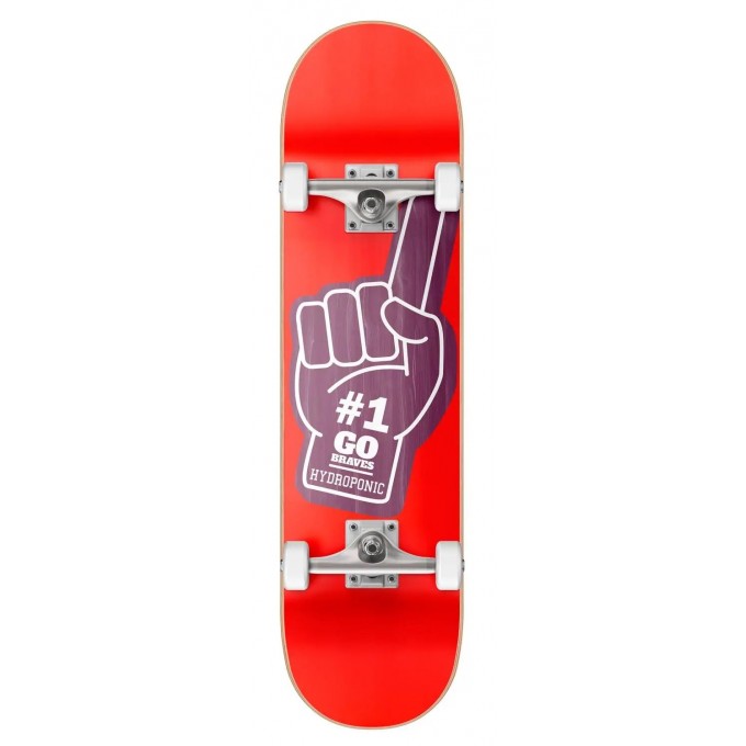 Hydroponic Hand Complete Skateboard (8.125"|Red)