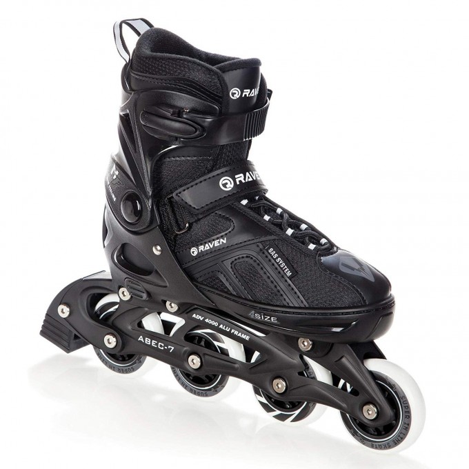 2-in-1 Inline Skates Raven Pulse Black - different colors In Stock!