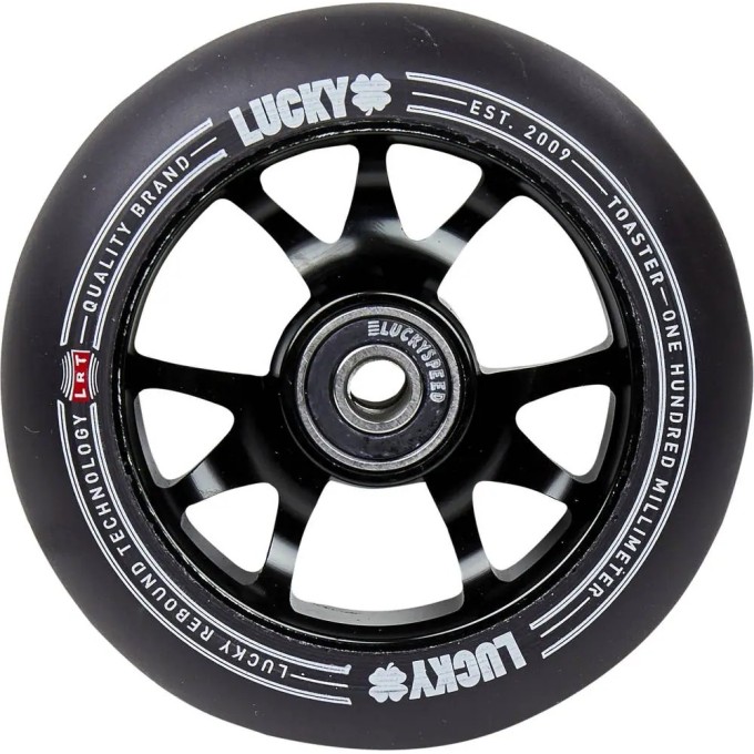 Lucky Toaster 100mm Pro Scooter Wheel (100mm|Black)