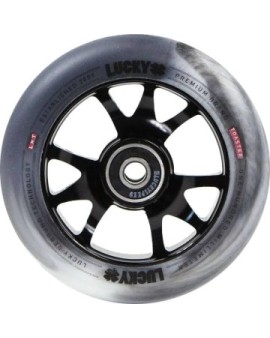 Lucky Toaster 100mm Pro Scooter Wheel (100mm|Black/White Swirl)