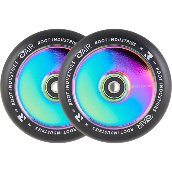 Root Air Black Pro Scooter Wheels 2-pack (110mm|Neochrome)