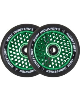 Root Honeycore Black 110mm 2-pack Pro Scooter Wheels (110mm|Green)