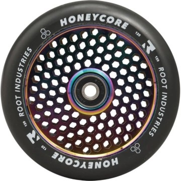 Root Honeycore Black 120mm 2-pack Pro Scooter Wheels (120mm|Neochrome)