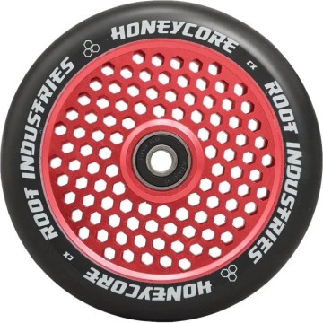 Root Honeycore Black 120mm 2-pack Pro Scooter Wheels (120mm|Red)