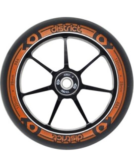 District Dual Width Core Pro Scooter Wheel (120mm|Black/Orange)