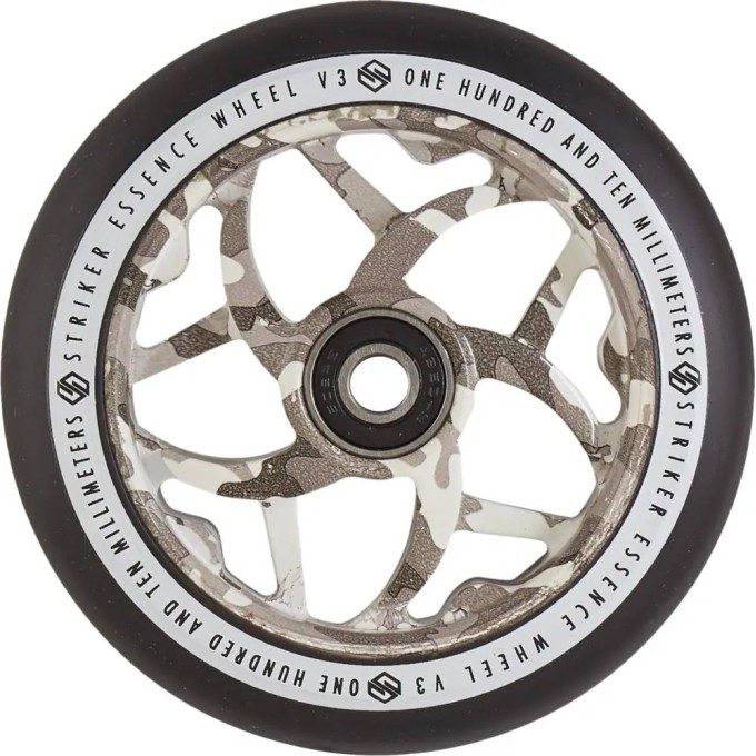 Striker Essence V3 Black Pro Scooter Wheel (110mm|Snow Camo)