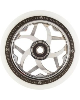 Striker Essence V3 White Pro Scooter Wheel (110mm|Chrome)