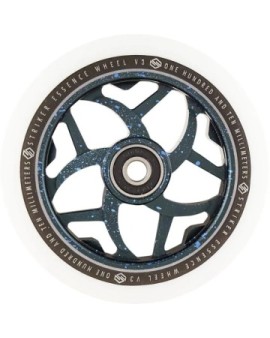 Striker Essence V3 White Pro Scooter Wheel (110mm|Blue Splash)