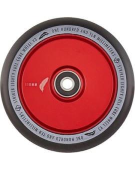 Striker Lighty Full Core V3 Black Pro Scooter Wheel (110mm|Red)