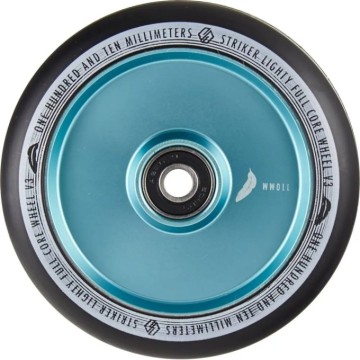 Striker Lighty Full Core V3 Black Pro Scooter Wheel (110mm|Blue)