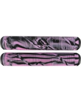 Striker Pro scooter Grips (Black/Pink)