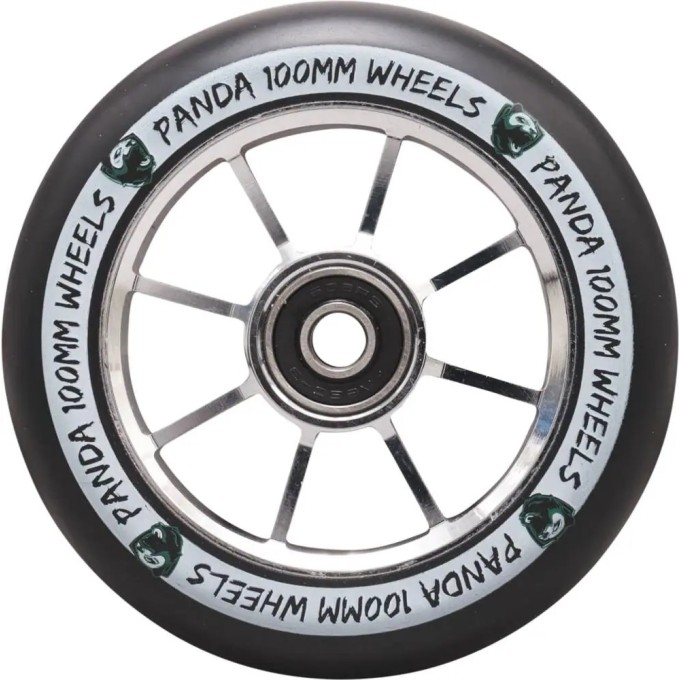 Panda Spoked V2 Pro Scooter Wheel (100mm|Chrome)