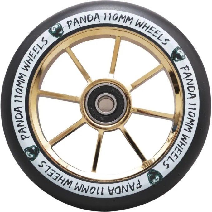 Panda Spoked V2 Pro Scooter Wheel (110mm|Gold Chrome)