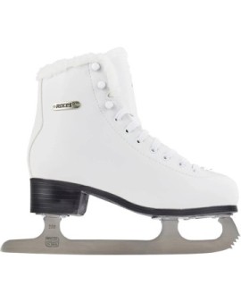 Roces Paradise Eco-Fur Figure Skates (White|37)