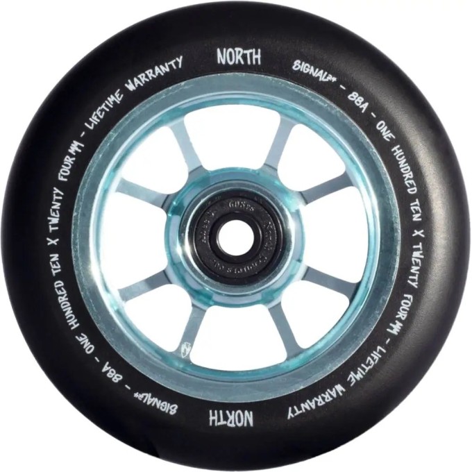 North Signal Pro Scooter Wheels 2-Pack (24mm|Jade)