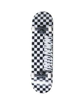 Speed Demons Checkers Complete Skateboard (7"|Black/White)