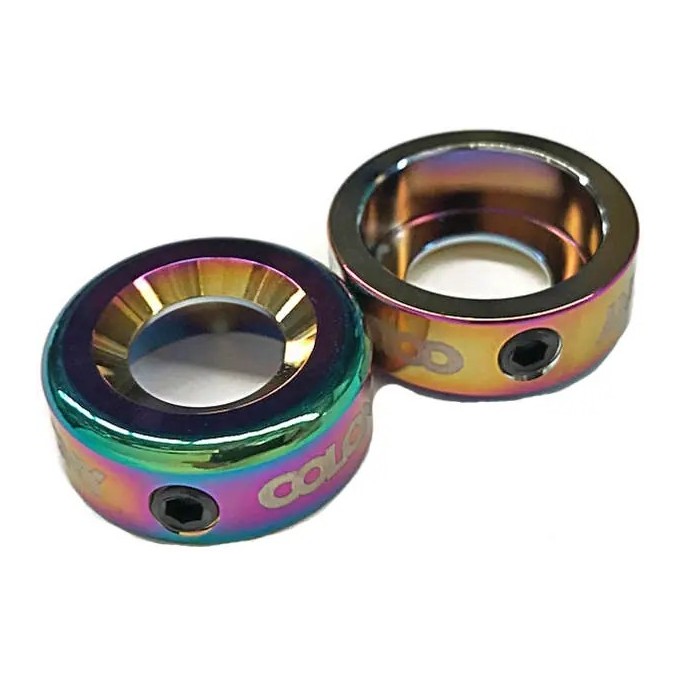 Colony Konka Bar Ends (Rainbow Anodise)