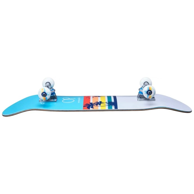 Ocean Pacific Sunset Complete Skateboard (8.25"|White/Blue)