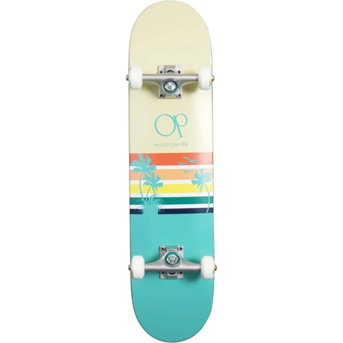 Ocean Pacific Sunset Complete Skateboard (7.5"|Teal)